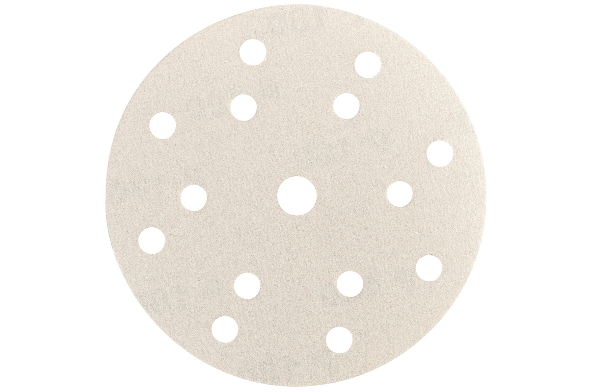 50 fogli abrasivi autoaderenti 150 mm, P60, vernice, "multi-hole" (626684000) 