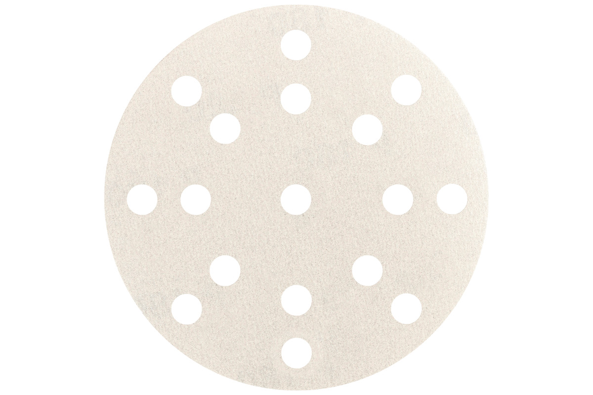 50 fogli abrasivi autoaderenti 125 mm, P120, vernice, "multi-hole" (626861000) 