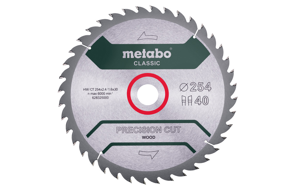 Lama "precision cut wood - classic", 254x30, Z40 WZ 20° /B (628326000) 