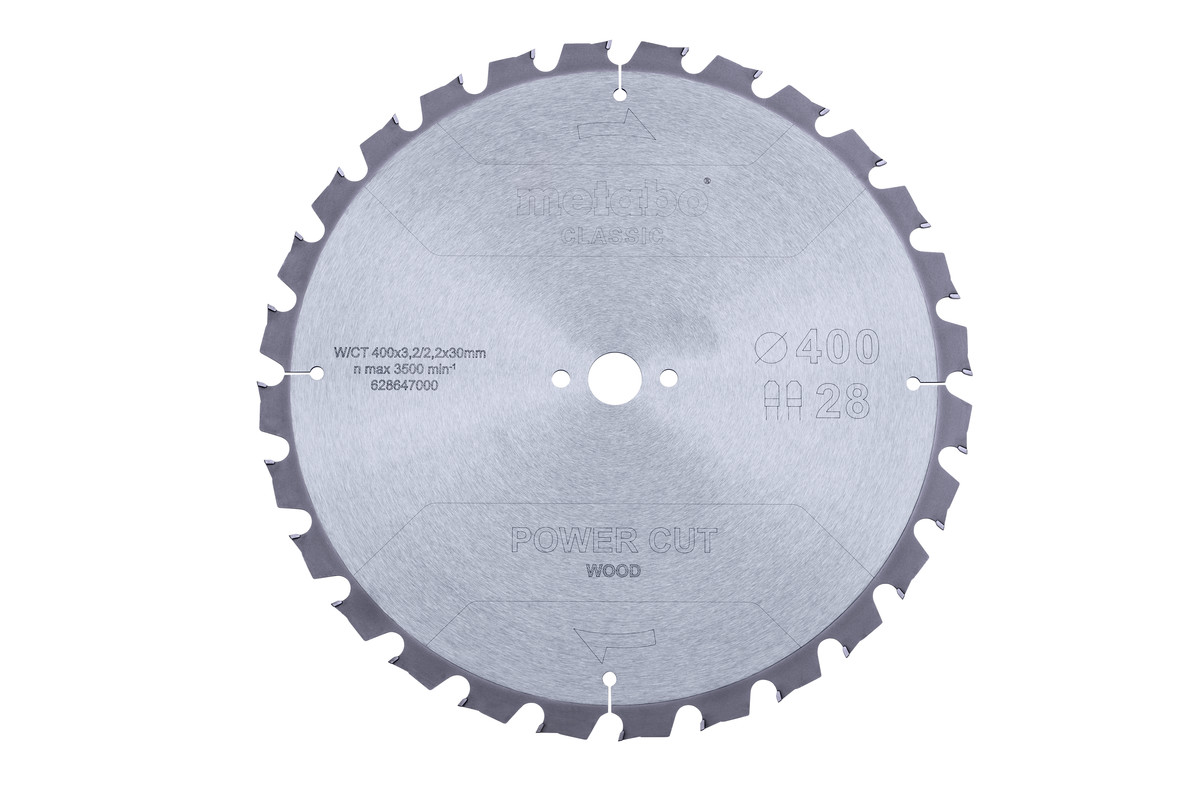 Lama "power cut wood - classic", 400x30 Z28 TZ 15° (628647000) 