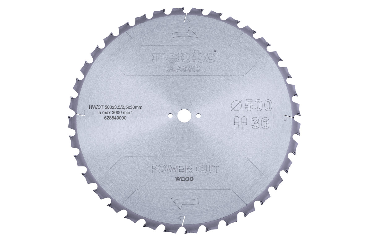Lama "power cut wood - classic", 500x30 Z36 TZ 15° (628649000) 
