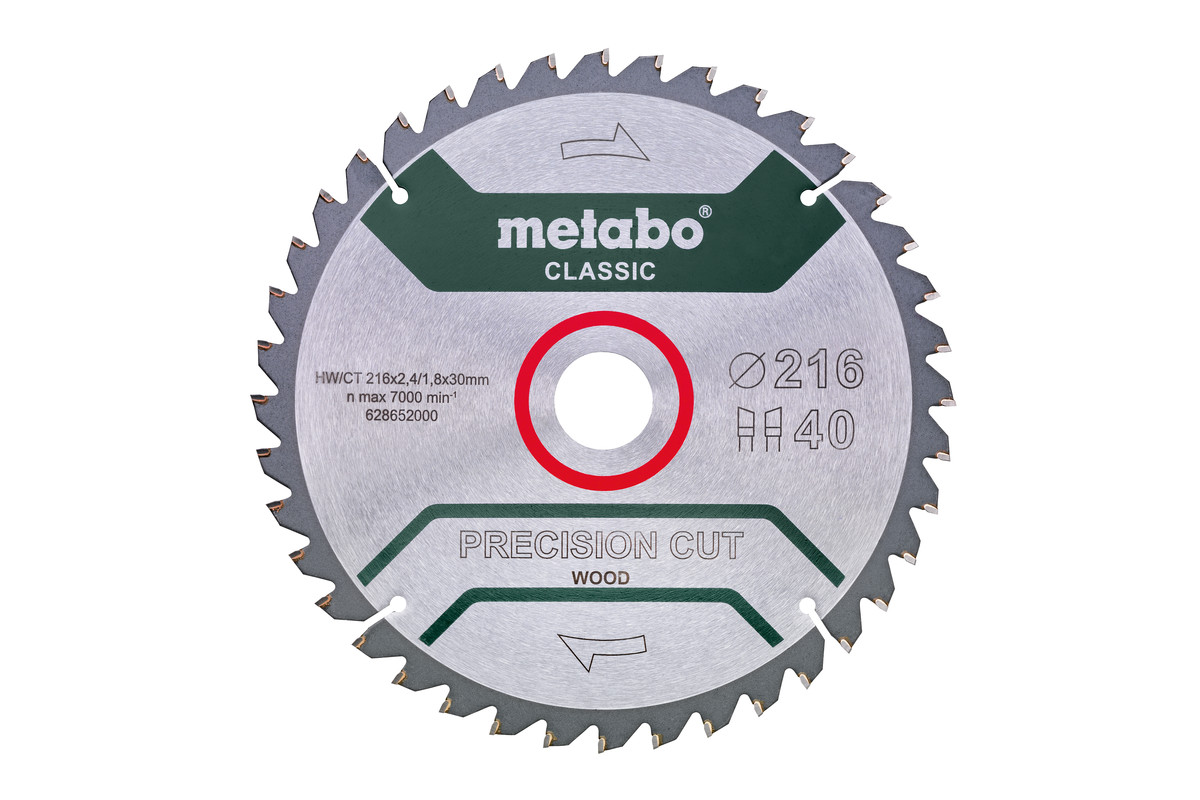 Lama "precision cut wood - classic", 216x30 Z40 WZ 5°neg /B (628652000) 