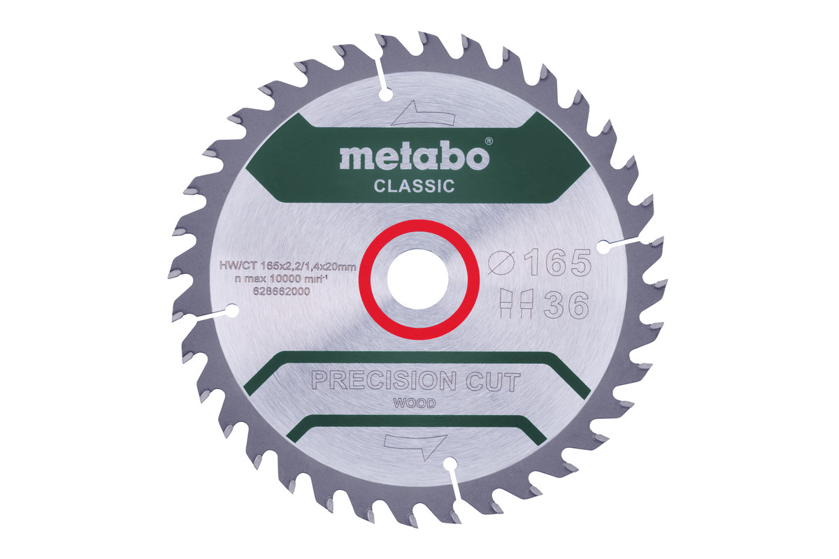 Lama "precision cut wood - classic", 165x20 Z36 WZ 15° /B (628662000) 