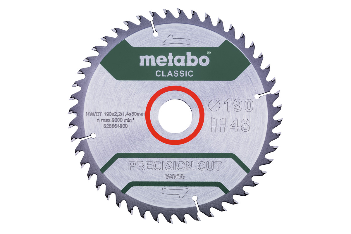 Lama "precision cut wood - classic", 190x30 Z48 WZ 15° /B (628664000) 