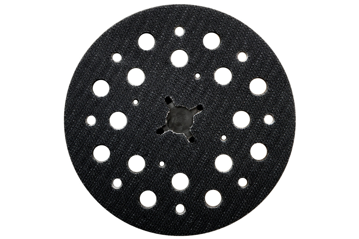 Plateau abrasif 125 mm, « multi-hole », dureté moyenne, SXE 150 BL (630264000) 