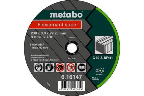 Flexiamant super 180 x 3,0 x 22,23 pierre, TF 41 (616143000)