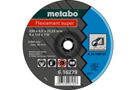 Flexiamant super 115 x 6,0 x 22,23 acier, SF 27 (616275000)