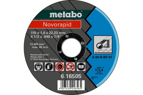 Novorapid 115 x 1,0 x 22,23 mm, acier, TF 41 (616505000)