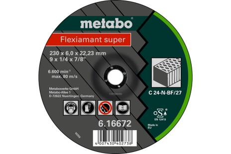Flexiamant super 230 x 6,0 x 22,23 pierre, SF 27 (616672000)
