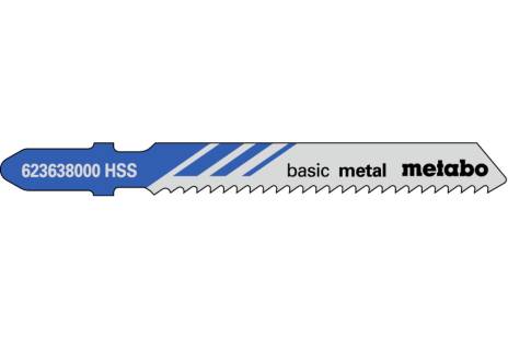 25 lames de scie sauteuse « basic metal » 51/2,0 mm (623618000)