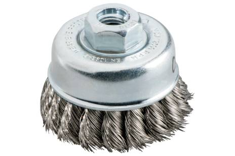 Brosse boisseau 80x0,5 mm/ M 14, acier, torsadé (623710000)
