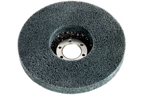 Plateau abrasif compact en fibres « Unitized » 125 x 22,23 mm, pour meuleuse d'angle (626368000)