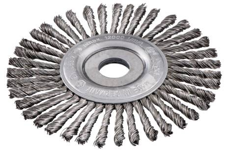 Brosse ronde 125x0,5x6 /22,23 mm, acier, torsadé (626815000)