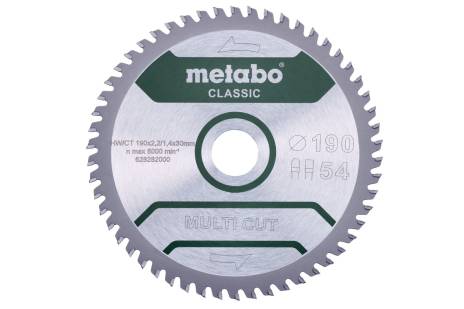 Lama "multi cut - classic", 190x30 Z54 FZ/TZ 5° /B (628663000) 