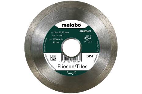 Meule de tronçonnage diamantée SP - T, 115x22,23 mm, Carrelage (628555000)
