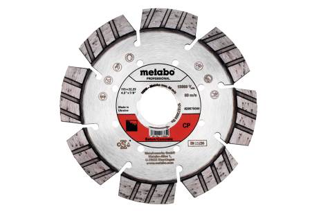 Meule de tronçonnage diamantée 115x22,23mm, « CP », Béton « professional » (628570000)