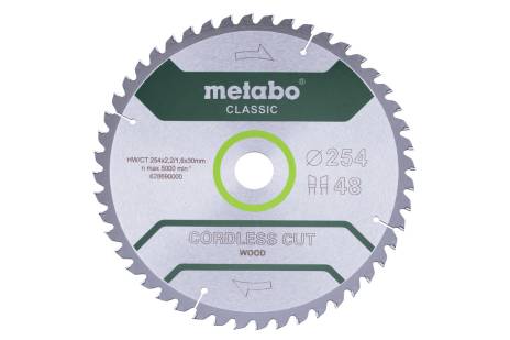 Lama "cordless cut wood - classic", 254x30 Z48 WZ 5° /B (628691000) 