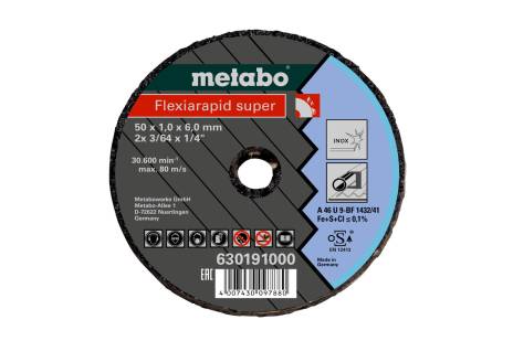 Flexiarapid Super 50 x 1,0 x 6,0 Inox (630191000)