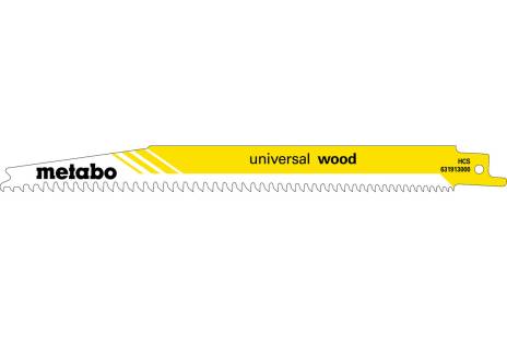 2 lames de scie sabre « universal wood » 200 x 1,25 mm (631910000)