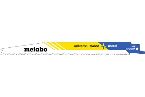 2 lame per seghe diritte "universal wood + metal" 200 x 1,25 mm (631912000)