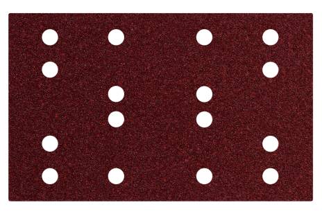 Fogli abrasivi autoaderenti 80 x 133 mm, P 40, 16 fori, con fissaggio autoaderente (SRA) (635190000)
